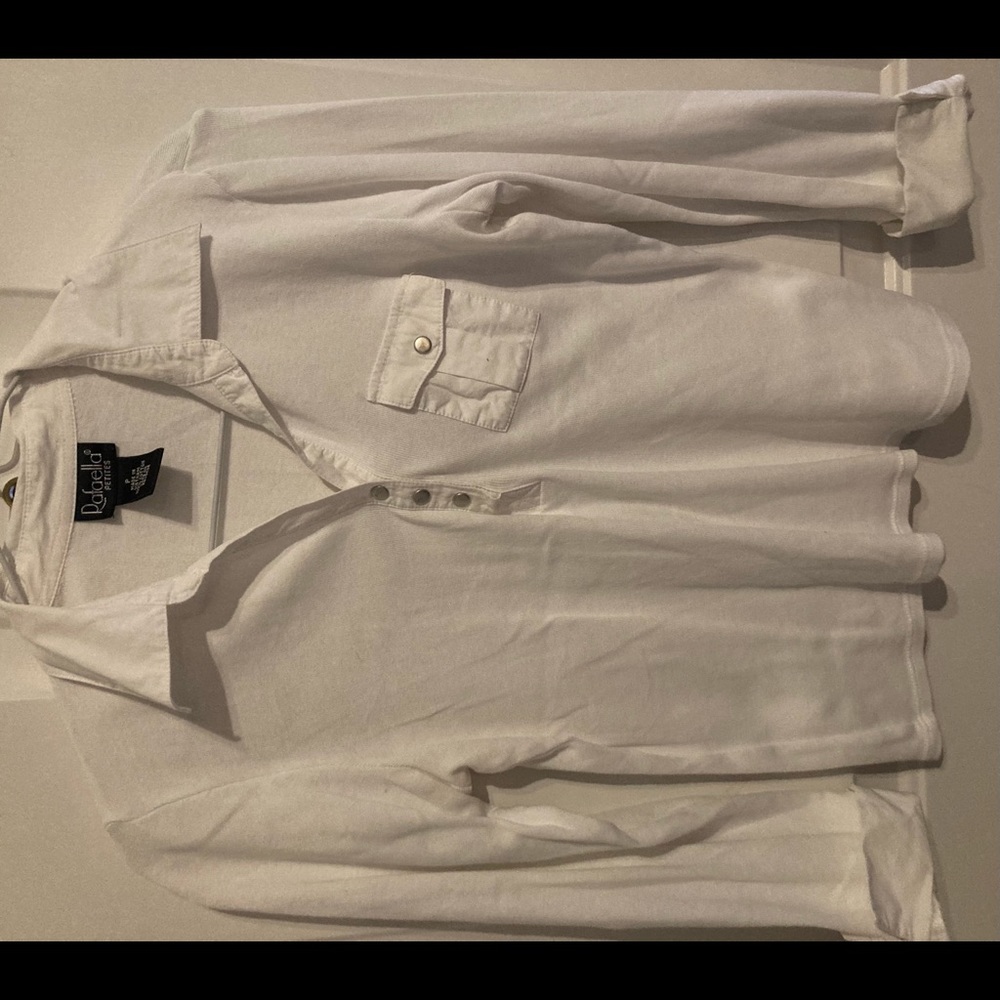 Cropped White Lightweight Top